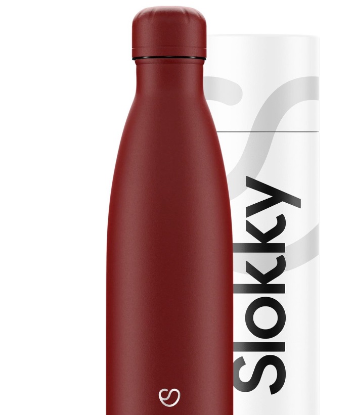 Slokky Matte Rood Thermosfles & Drinkfles - 500ml Slokky Matte Rood Thermosfles & Drinkfles - 500ml