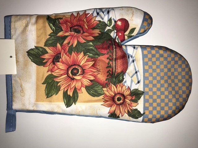Oven Handschoen Bloemen Oven Handschoen Bloemen