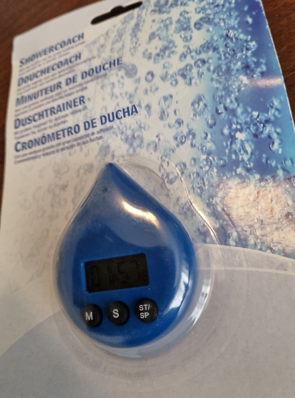 Showercoach Blauw- Waterbesparend - Tijdbesparend - Douchetimer - Douche wekker Showercoach Blauw- Waterbesparend - Tijdbesparend - Douchetimer - Douche wekker