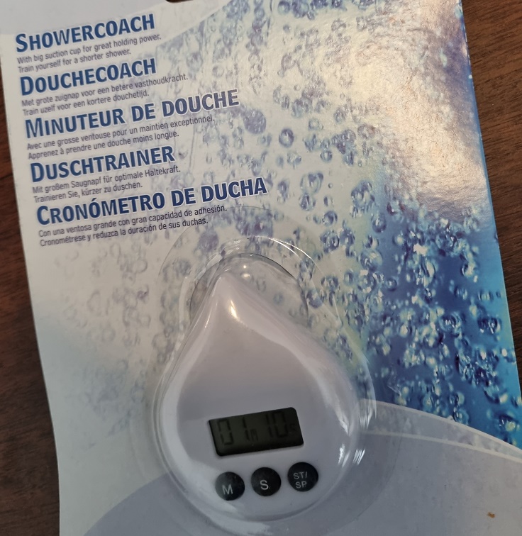 Showercoach Wit - Waterbesparend - Tijdbesparend - Douchetimer - Douche wekker Showercoach Wit - Waterbesparend - Tijdbesparend - Douchetimer - Douche wekker