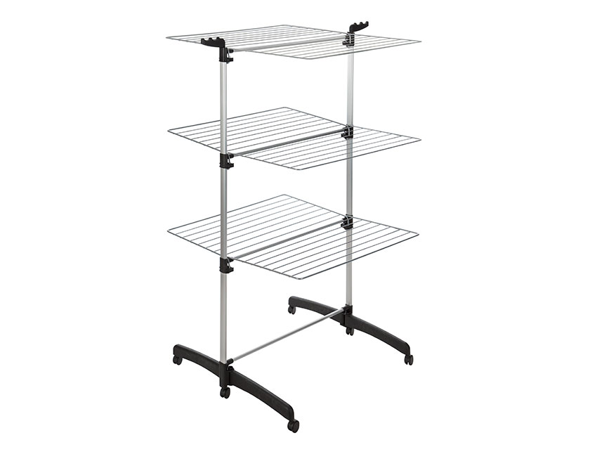 Practo Aluminium droogtoren 3 niveaus Amélie met schade Practo Aluminium droogtoren 3 niveaus Amélie met schade